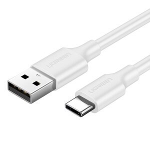 Cablu Date si Incarcare USB-A - USB-C UGREEN US287, 20W, 0.25m, Alb