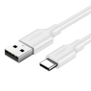 Cablu Date si Incarcare USB la USB Type-C UGREEN US287, 1.5 m, 3A, Alb 