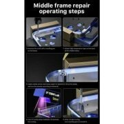 Adeziv UV Transparent Mechanic HUV-10 10g pentru Repararea Fracturilor Cadrului Telefonului Mobil