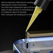 Adeziv UV Transparent Mechanic HUV-10 10g pentru Repararea Fracturilor Cadrului Telefonului Mobil