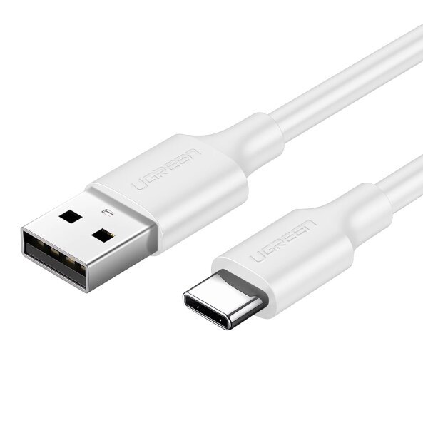 Cablu Date si Incarcare USB-A - USB-C UGREEN US287, 20W, 0.5m, Alb 
