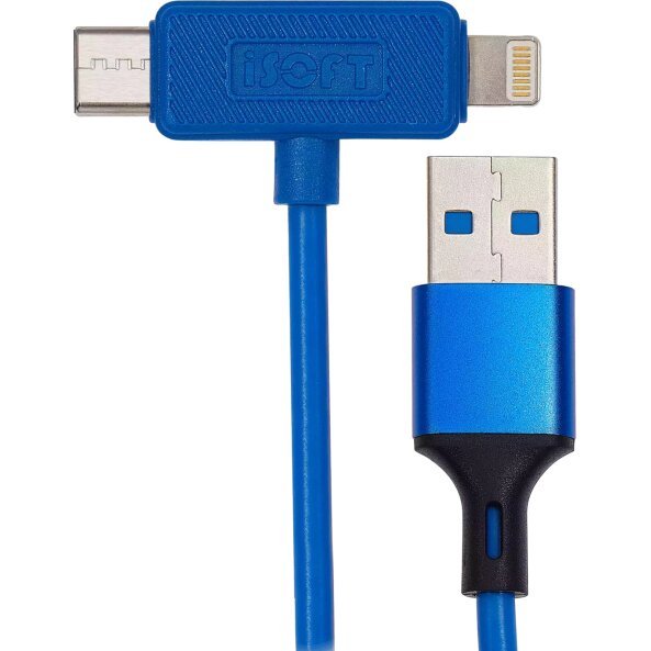 Cablu Lightning / USB-C iSOFT IS-006 Easy Restore Mode pentru Apple iPhone