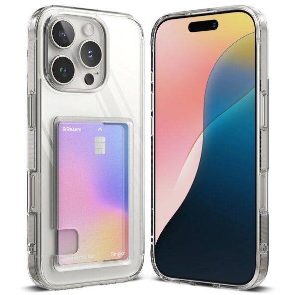 Husa pentru Apple iPhone 16 Pro Max, Ringke, Fusion Card, Transparenta 