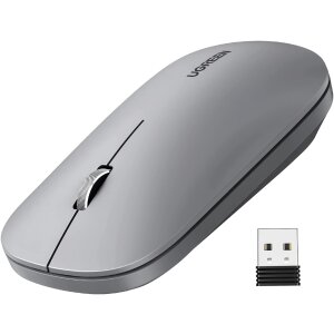 Mouse Wireless UGREEN MU001, 4000DPI, Gri 