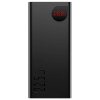 Baterie Externa Baseus Adaman Metal, 20000mAh, 22.5W, QC + PD, 1 x USB-C - 2 x USB-A, Neagra PPAD070101 
