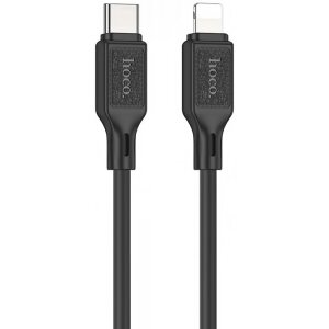 Cablu Date si Incarcare USB-C - Lightning HOCO X90, 20W, 1m, Negru 