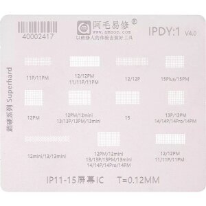 Sita BGA Amaoe pentru seria Apple iPhone 11 - 15, LCD IC