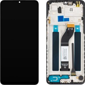 Display cu Touchscreen MP compatibil cu Xiaomi Redmi 13R / 13C, cu Rama, Negru 
