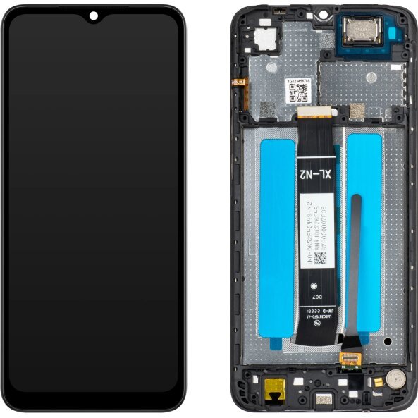 Display cu Touchscreen MP compatibil cu Xiaomi Redmi A2+ / A2 / A1+ / A1, cu Rama, Negru 