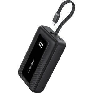 Baterie Externa Anker Zolo, 20000mAh, 30W, QC, 1 x USB-C, Neagra 