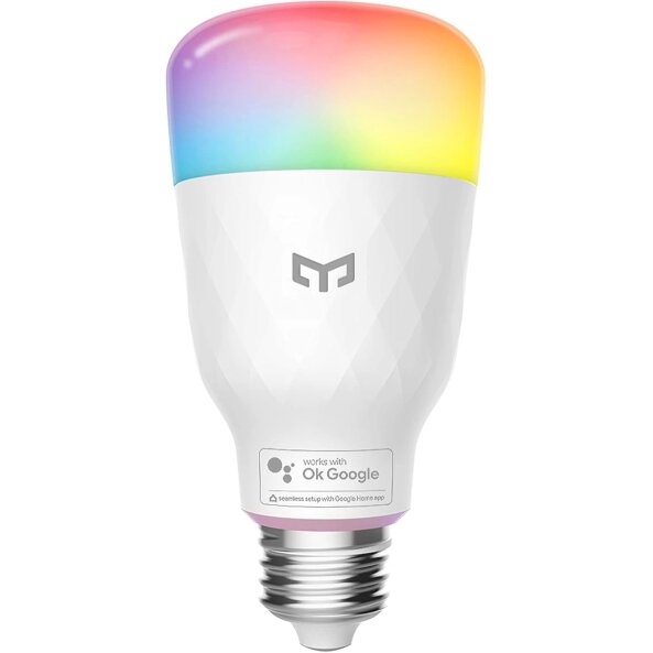 Bec LED Yeelight M2, Wi-Fi, E27, 8W, 1700K - 6500K, 1000lm, Multicolor YLDP001-A 