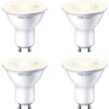 Bec LED Yeelight W1, Wi-Fi, GU10, 4.8W, 2700K, 350lm, Set 4 bucati, Alb YLDP004 
