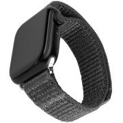 Curea Fixed Sporty pentru Apple Watch 49mm / 45mm / 44mm / 42mm Series, Textil, Gri