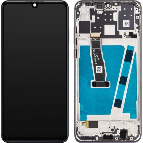 Display cu Touchscreen MP compatibil cu Huawei nova 4e / P30 lite, cu Rama, Negru 