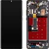 Display cu Touchscreen MP compatibil cu Huawei P30 Pro, cu Rama, Versiune OLED, Negru 