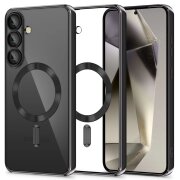 Husa MagSafe pentru Samsung Galaxy S25+ S936, Tech-Protect, Magflex, Neagra 