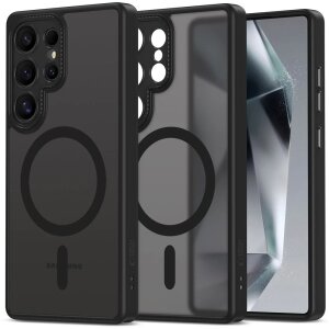 Husa MagSafe pentru Samsung Galaxy S25 Ultra S938, Tech-Protect, Magcam, Neagra 