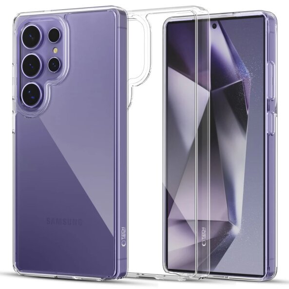 Husa pentru Samsung Galaxy S25 Ultra S938, Tech-Protect, Flexair Hybrid, Transparenta 