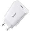 Incarcator Retea Baseus Speed Mini, 20W, 3A, 1 x USB-C, Alb CCFS-SN02 