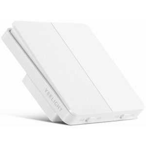 Intrerupator Yeelight, Wi-Fi, 2 Butoane, Alb YLKG13YL 