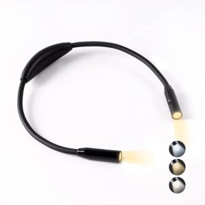 Lampa Led pentru citit Yeelight Neck Book, 2.5W, 2700K - 6500K, Neagra