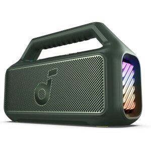 Boxa Portabila Bluetooth Anker SoundCore Boom 2, 80W, RGB, Waterproof, Verde A3138061 