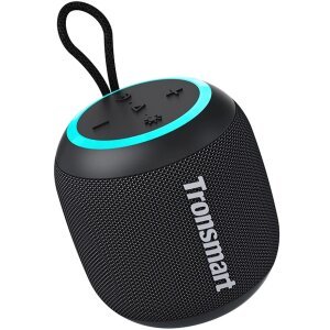 Boxa Portabila Bluetooth Tronsmart T7 Mini, 15W, TWS, RGB, Waterproof, Neagra 