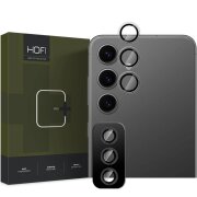 Folie de protectie Camera spate HOFI CamRing PRO+ pentru Samsung Galaxy S25 S931, Sticla Securizata, Neagra 