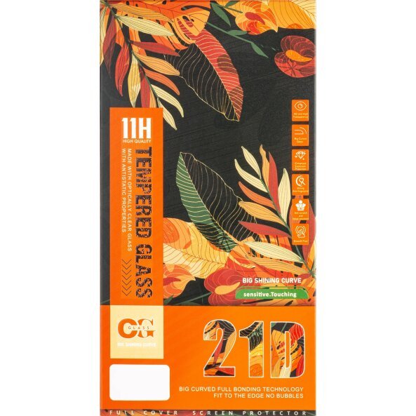 Folie de protectie Ecran OEM pentru Samsung Galaxy S23 FE S711, Sticla Securizata, Full Glue, 21D, Neagra 