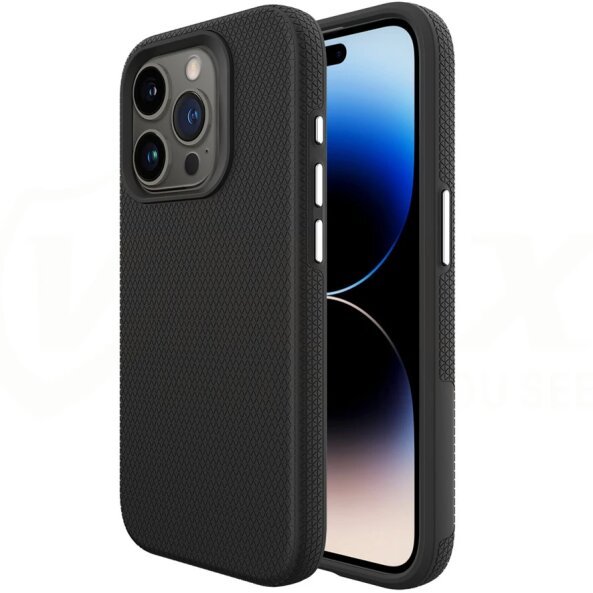 Husa pentru Apple iPhone 13 Pro, Vmax, Triangle, Neagra 