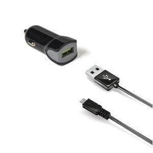 Incarcator Auto Cu Cablu microUSB Celly, 12W, 2.4A, 1 x USB-A, Negru CCUSBMICRO 