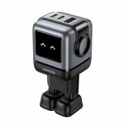 Incarcator Retea UGREEN CD361 Uno, 65W, 1 x USB-A - 2 x USB-C, Negru 