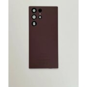 Capac Spate Samsung Galaxy S22 Ultra Burgundy - Original Grade A (Din Dezmembrari)