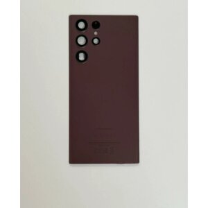Capac Spate Samsung Galaxy S22 Ultra Burgundy - Original Grade A (Din Dezmembrari)
