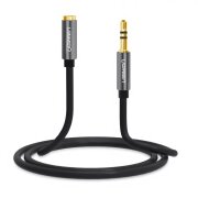 Adaptor Audio 3.5mm - 3.5mm UGREEN AV118, 1m, Negru 