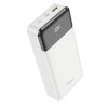 Baterie Externa HOCO J102A, 20000mAh, 20W, QC + PD, 1 x USB-A - 1 x USB-C, Alba 