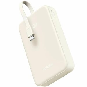 Baterie Externa UGREEN PB505, 20000mAh, 22.5W, QC + PD, 1 x USB-A - 2 x USB-C, Bej 