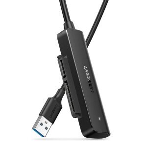 Cablu UGREEN CM321, USB-A 3.0 - SATA 2.5inch, 0.5m, Negru 