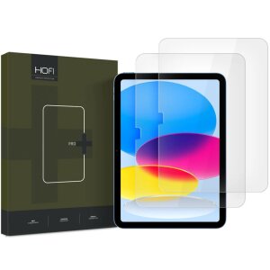 Folie de protectie Ecran HOFI PRO+ pentru Apple iPad (2022), Sticla Securizata, Full Glue, Set 2 bucati 