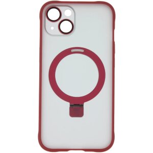 Husa MagSafe pentru Apple iPhone 13, OEM, Ring, Rosie 