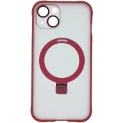 Husa MagSafe pentru Apple iPhone 14 Pro, OEM, Ring, Rosie 