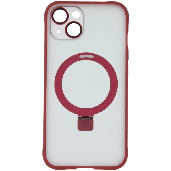 Husa MagSafe pentru Apple iPhone 14 Pro, OEM, Ring, Rosie 