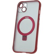 Husa MagSafe pentru Apple iPhone 15, OEM, Ring, Rosie 