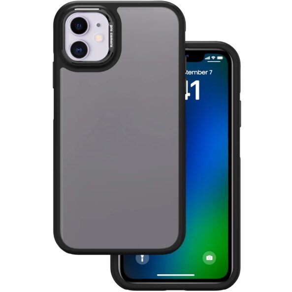 Husa pentru Apple iPhone 11, OEM, Crystal Black, Neagra 