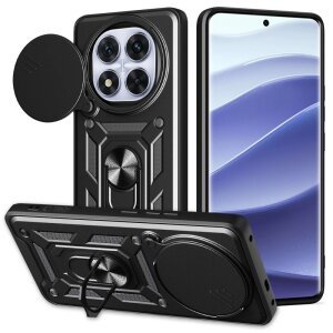 Husa pentru Xiaomi Poco X7 / Redmi Note 14 Pro, Tech-Protect, CamShield Pro, Neagra