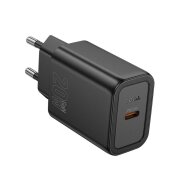 Incarcator Retea HOCO, 20W, 3A, 1 x USB-C, Negru 