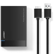 Rack UGREEN US221 pentru HDD / SSD SATA 2.5inch, USB 3.2, Negru