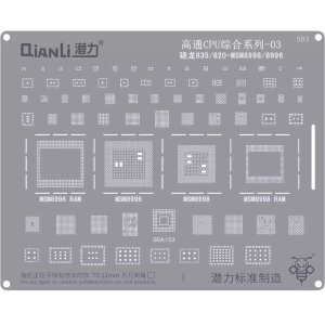 Sita BGA QIANLI QS503 pentru CPU Qualcomm SnapDragon 3 Series 