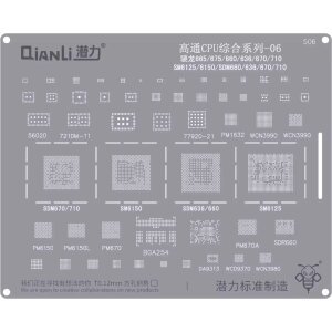 Sita BGA QIANLI QS506 pentru CPU Qualcomm SnapDragon 6 Series 