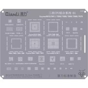 Sita BGA QIANLI QS526 pentru CPU Samsung Exynos 9610 / 9611 / 7904 / 7885 / 7884 / 7880 / 7870 